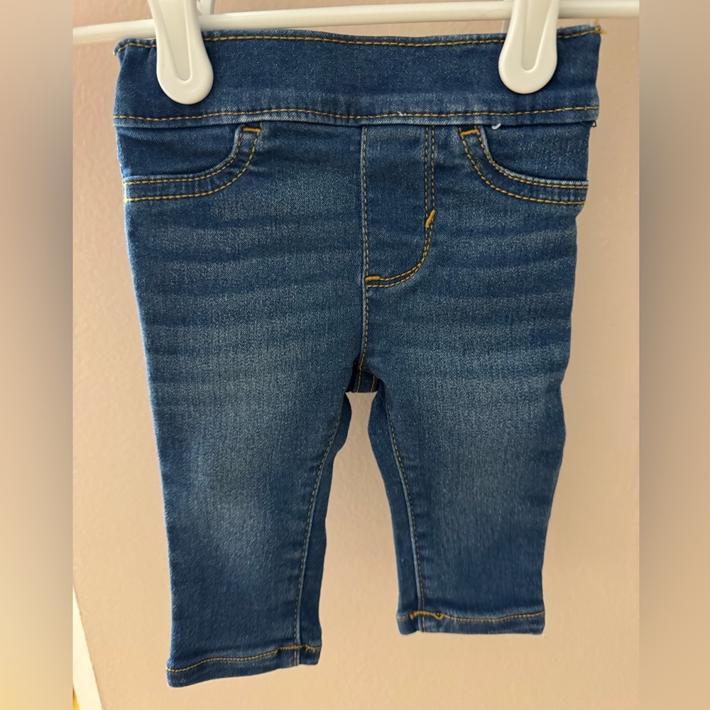 Levi's Classic Blue Kids Jegging Jeans with Adjustable Waistband